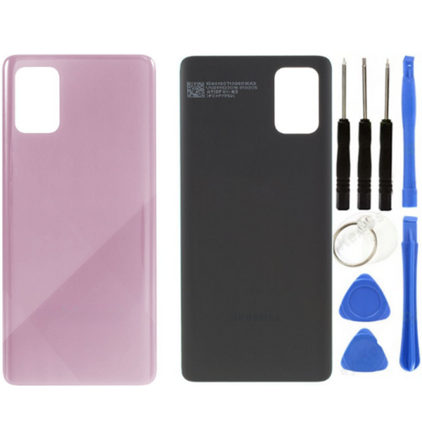 Samsung A71 SM-A715 Uyumlu Arka Pil Kapağı Pembe + Tamir Seti - Image 1