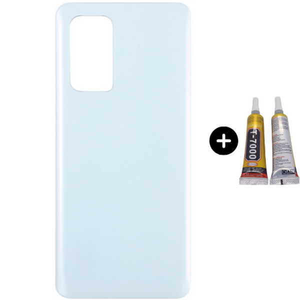 Redmi K60 Uyumlu Arka Pil Kapağı Beyaz + B7000 - Image 1