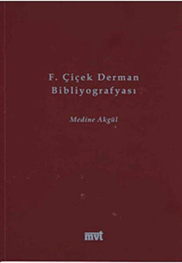 F. Çiçek Derman Bibliyografyası - MVT Yayınları - Image 1