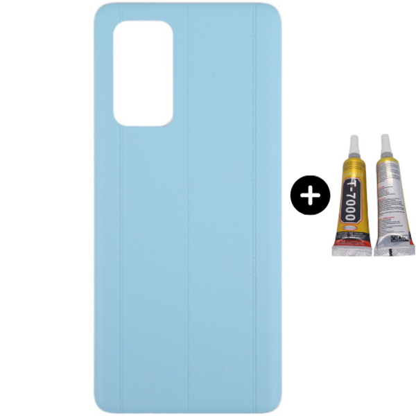 Redmi K60 Uyumlu Arka Pil Kapağı Mavi + B7000 - Image 1