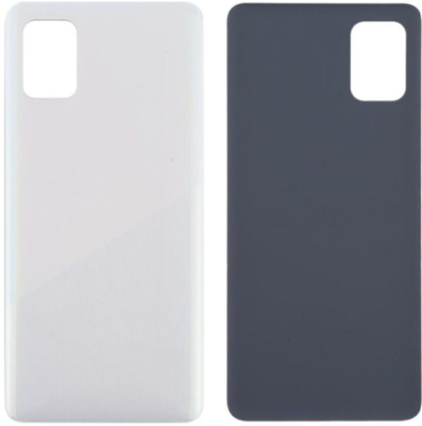 Samsung A41 SM-A415 Uyumlu Arka Pil Kapağı Beyaz - Image 1