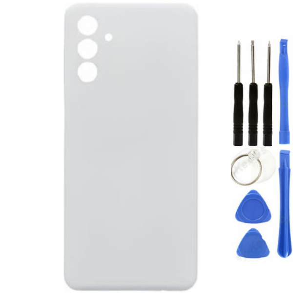 Samsung A04S SM-A047 Uyumlu Arka Pil Kapağı Beyaz + Tamir Seti - Image 1
