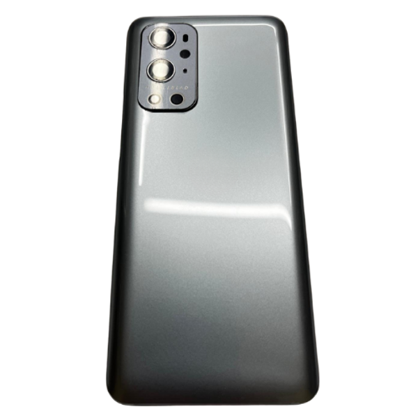 Oneplus 9 Pro Uyumlu Arka Kapak Pil Kapağı (Kamera Camlı) Gümüş - Image 1