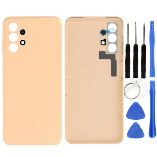 Samsung A13 SM-A135F Uyumlu Arka Pil Kapağı Turuncu + Tamir Seti - Image 1