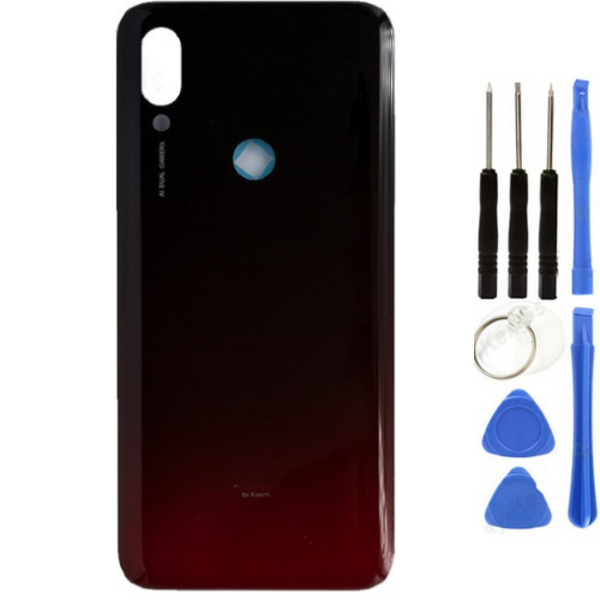 Redmi 7 Uyumlu Arka Pil Kapağı Kırmızı + Tamir Seti - Image 1