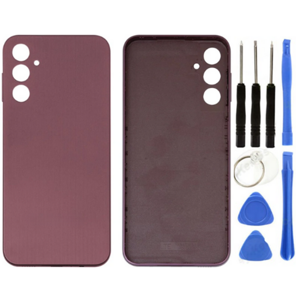 Samsung A14 SM-A145F Uyumlu Arka Pil Kapağı Mor + Tamir Seti - Image 1