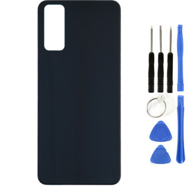 Vivo Y30 Uyumlu Arka Pil Kapağı Siyah + Tamir Seti - Image 1