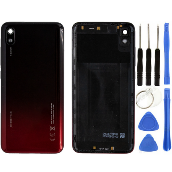 Redmi 7A Uyumlu Full Kasa Arka Pil Kapağı Mor + Tamir Seti - Image 1