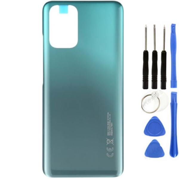 Redmi Note 10S Uyumlu Arka Pil Kapağı Yeşil + Tamir Seti - Image 1