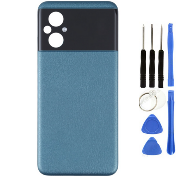 Xiaomi Poco Pocophone M5 Uyumlu Full Kasa Arka Pil Kapağı Yeşil + Tamir Seti - Image 1