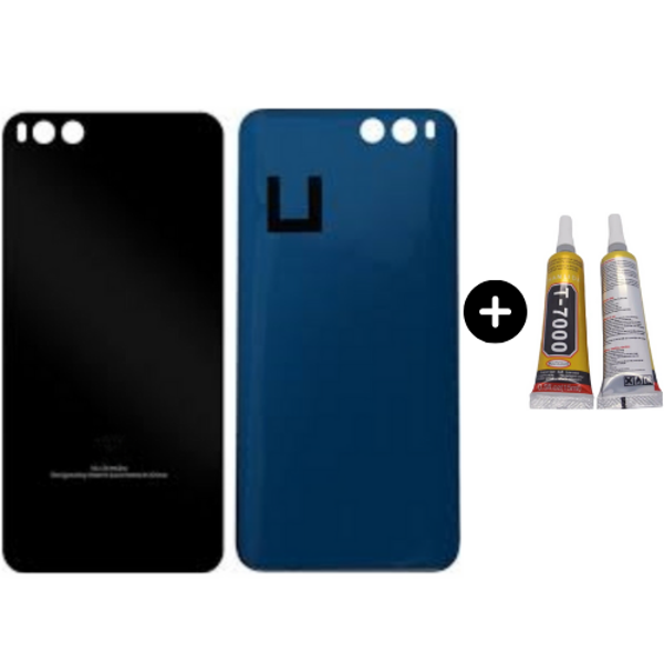 Xiaomi Mi 6 Uyumlu Arka Pil Kapağı Siyah + B7000 - Image 1