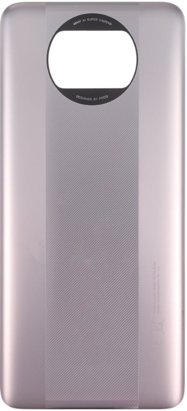 Xiaomi Poco Pocophone X3 Uyumlu Arka Pil Kapağı Gold - Image 1