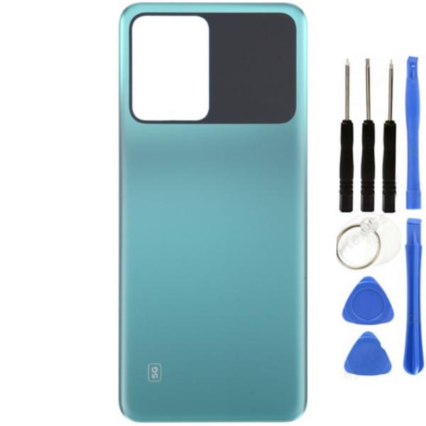 Xiaomi Poco Pocophone X5 Pro Uyumlu Arka Pil Kapağı Yeşil + Tamir Seti - Image 1