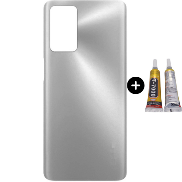 Oppo A16 Uyumlu Arka Pil Kapağı Beyaz + B7000 - Image 1