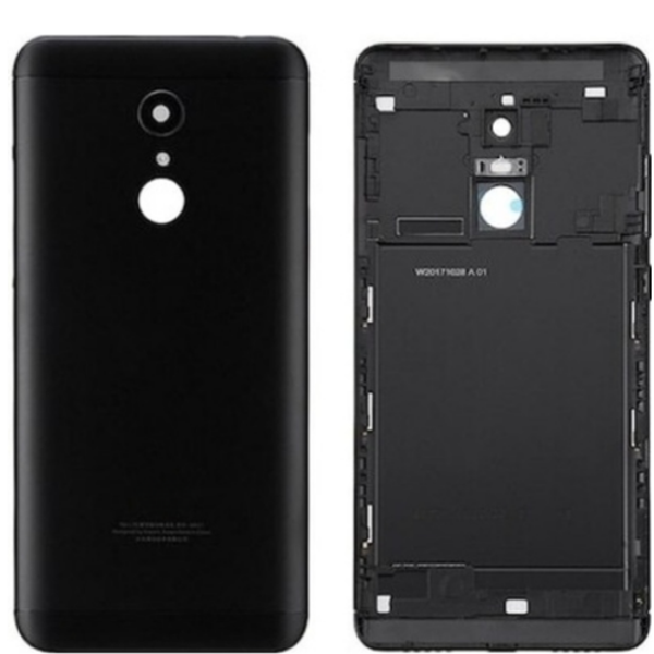 Redmi 5 Uyumlu Full Kasa Arka Pil Kapağı Siyah - Image 1