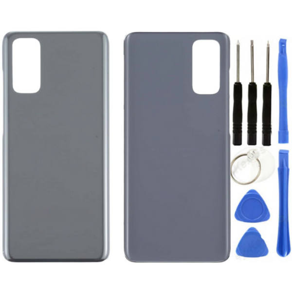 Samsung S20 SM-G981 Uyumlu Arka Pil Kapağı Gri + Tamir Seti - Image 1