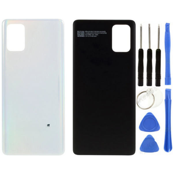 Samsung A71 SM-A715 Uyumlu Arka Pil Kapağı Beyaz + Tamir Seti - Image 1