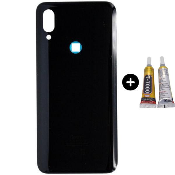 Redmi 7 Uyumlu Arka Pil Kapağı Siyah + B7000 - Image 1