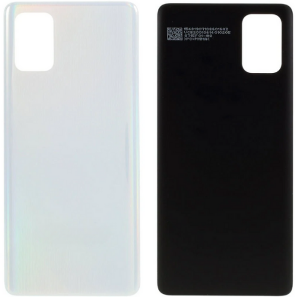 Samsung A71 SM-A715 Uyumlu Arka Pil Kapağı Beyaz - Image 1