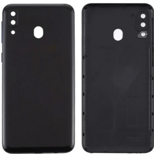Samsung M20 SM-M205 Uyumlu Arka Pil Kapağı Siyah - Image 1