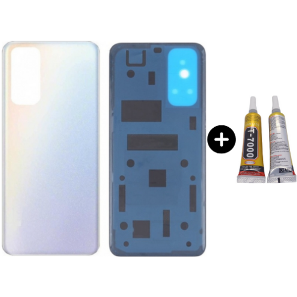 Redmi Note 11S Uyumlu Arka Pil Kapağı Beyaz + B7000 - Image 1