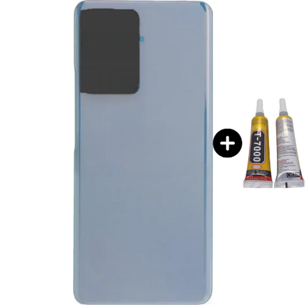 Xiaomi Mi 13 Lite Uyumlu Arka Pil Kapağı Mavi + B7000 - Image 1
