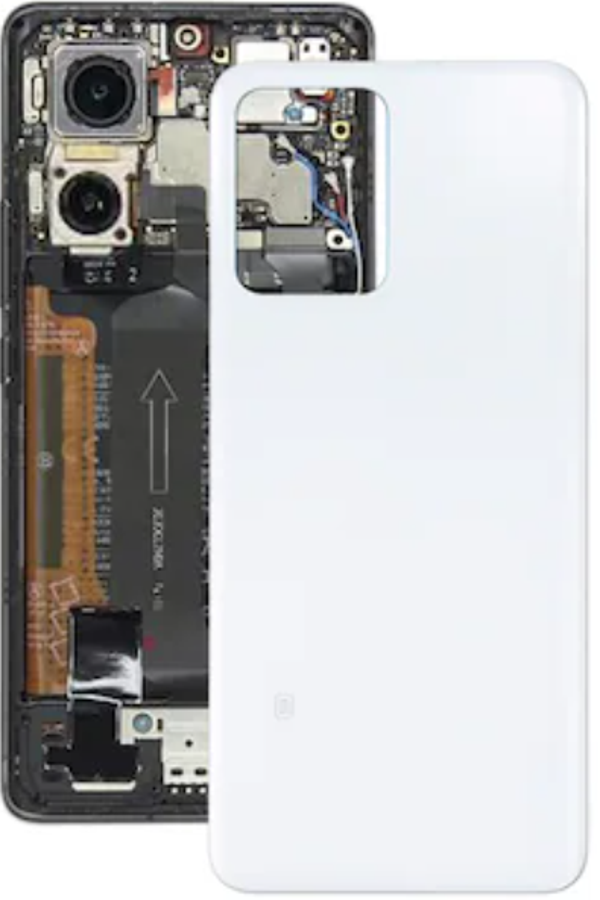 Redmi Note 12 Uyumlu Arka Pil Kapağı Beyaz - Image 1