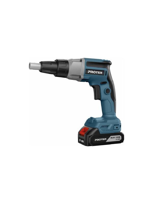 Proter PST 927 SC Çift Akü 2 Ah Alçıpan Vidalama Makinesi - Image 1
