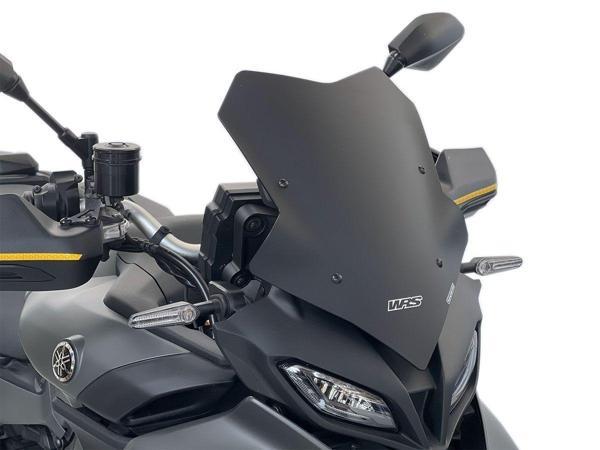 WRS Spor Rüzgâr Camı – Mat Siyah - Yamaha MT-09 Tracer 9/GT/GT+ (2021-2024) - Image 1