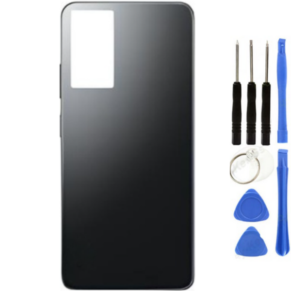 Redmi Note 12 Pro Uyumlu Arka Pil Kapağı Siyah + Tamir Seti - Image 1