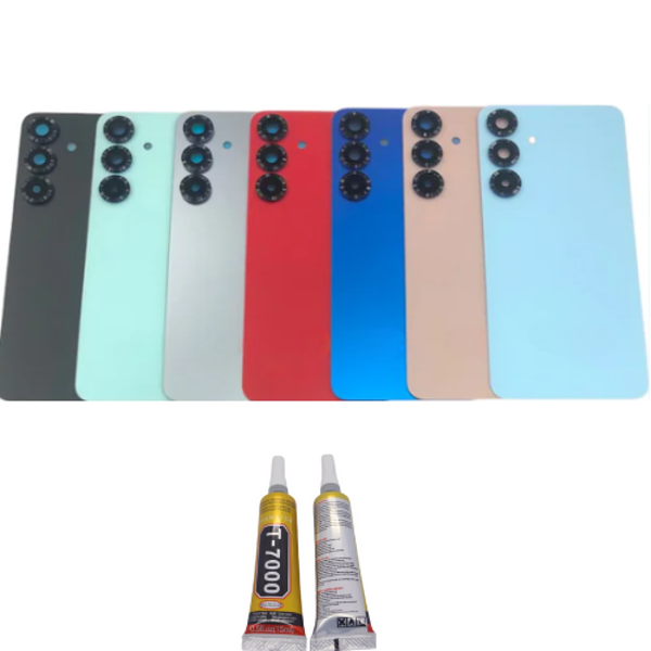 Samsung S25 Uyumlu Arka Pil Kapağı Açık Mavi + B7000 - Image 1