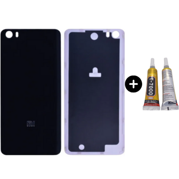 Xiaomi Mi 5 Uyumlu Arka Pil Kapağı Siyah + B7000 - Image 1