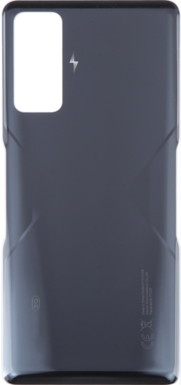 Xiaomi Poco Pocophone F4 GT Uyumlu Arka Pil Kapağı Siyah - Image 1
