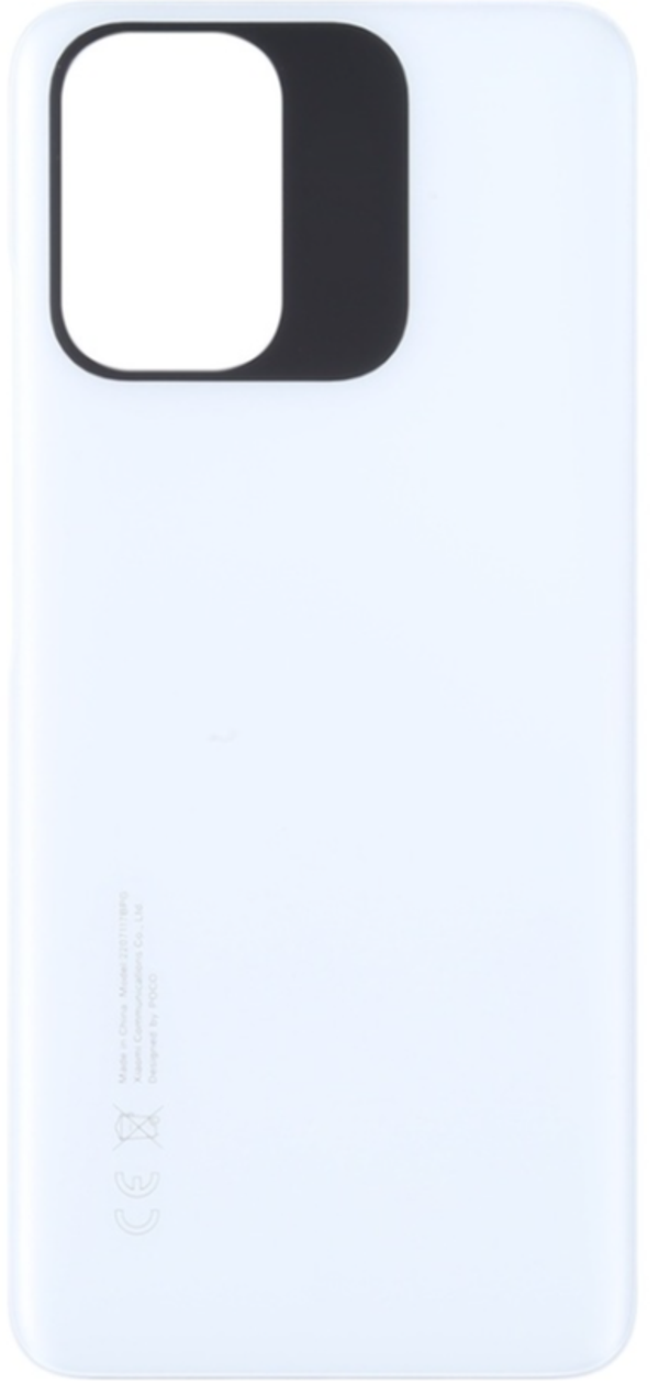 Xiaomi Poco Pocophone M5S Uyumlu Arka Pil Kapağı Beyaz - Image 1
