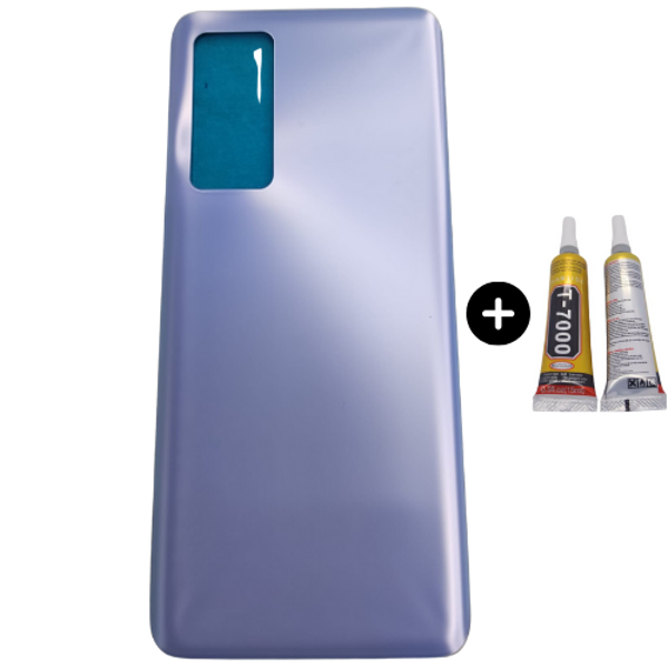 Xiaomi Mi 12 Uyumlu Arka Pil Kapağı Mor + B7000 - Image 1