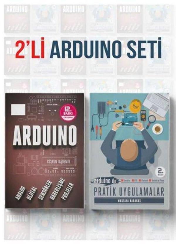 2'li Arduino Eğitim Seti - 2 Kitap Takım - Dikeyeksen - Image 1