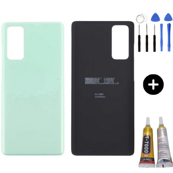 Samsung S20 FE SM-G780F Uyumlu Arka Pil Kapağı Yeşil + Montaj Seti - Image 1