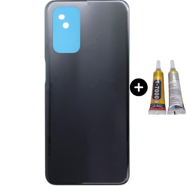 Oppo A54 Uyumlu Arka Pil Kapağı Siyah + B7000 - Image 1