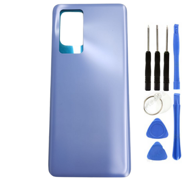 Xiaomi Mi 12 Pro Uyumlu Arka Pil Kapağı Mavi + Tamir Seti - Image 1