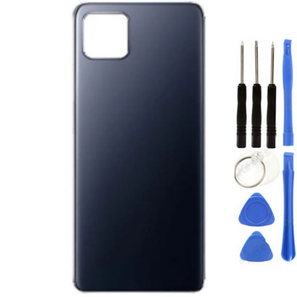 Oppo A73 Uyumlu Arka Pil Kapağı Siyah + Tamir Seti - Image 1
