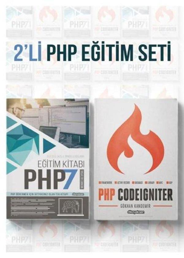 2'li PHP Eğitim Seti - 2 Kitap Takım - Dikeyeksen - Image 1
