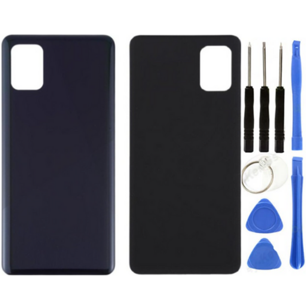 Samsung A41 SM-A415 Uyumlu Arka Pil Kapağı Siyah + Tamir Seti - Image 1