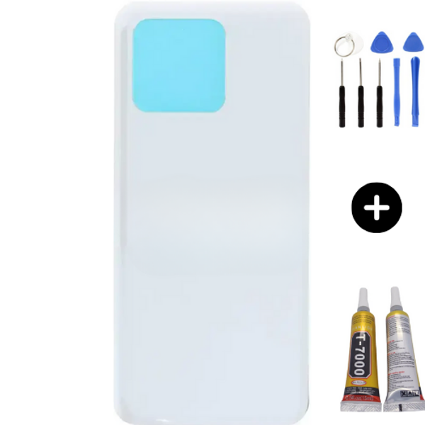 Xiaomi Mi 13 Uyumlu Arka Pil Kapağı Beyaz + Montaj Seti - Image 1