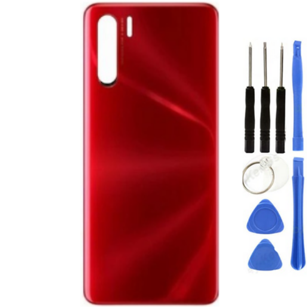 Oppo A91 Uyumlu Arka Pil Kapağı Kırmızı + Tamir Seti - Image 1