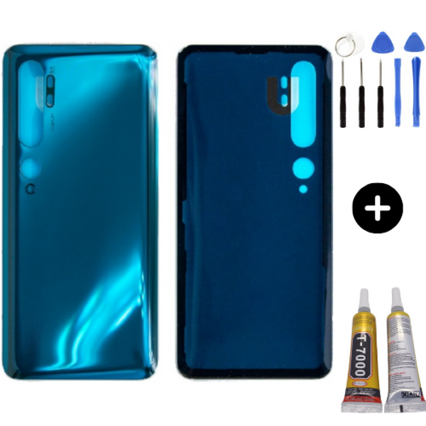 Xiaomi Mi Note 10 Uyumlu Arka Pil Kapağı Yeşil + Montaj Seti - Image 1