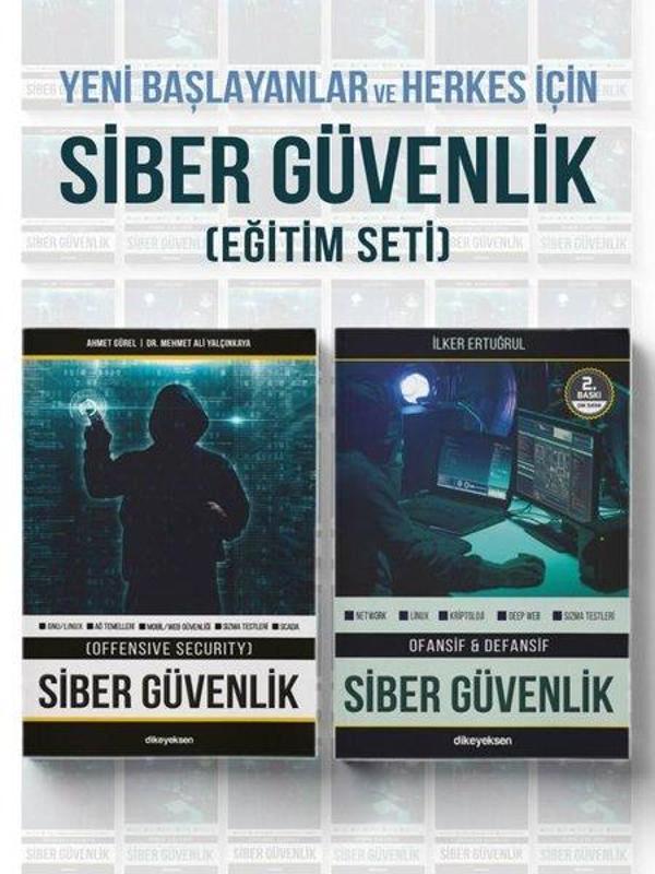 Yeni Başlayanlar ve Herkes İçin Siber Güvenlik Eğitim Seti - 2 Kitap Takım - Dikeyeksen - Image 1