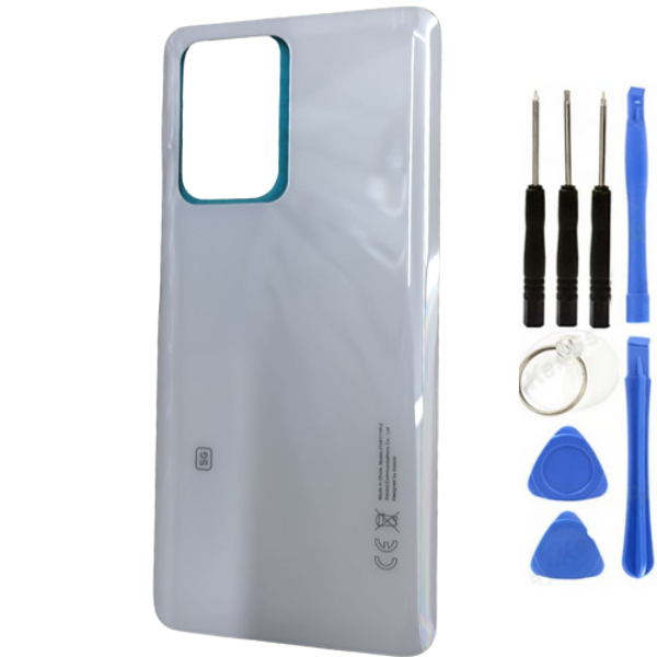 Xiaomi Mi 11T Uyumlu Arka Pil Kapağı Beyaz + Tamir Seti - Image 1