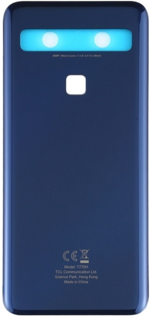 TCL 10L Uyumlu Arka Pil Kapağı Lacivert - Image 1