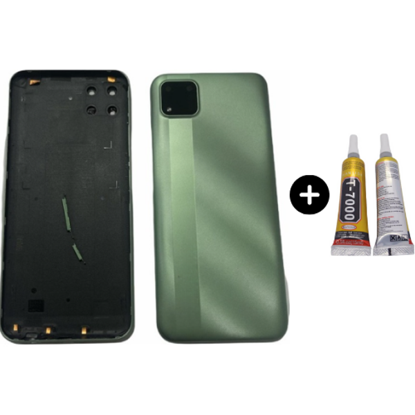 Oppo C11 2021 Uyumlu Full Kasa Arka Kapak Yeşil + B7000 - Image 1