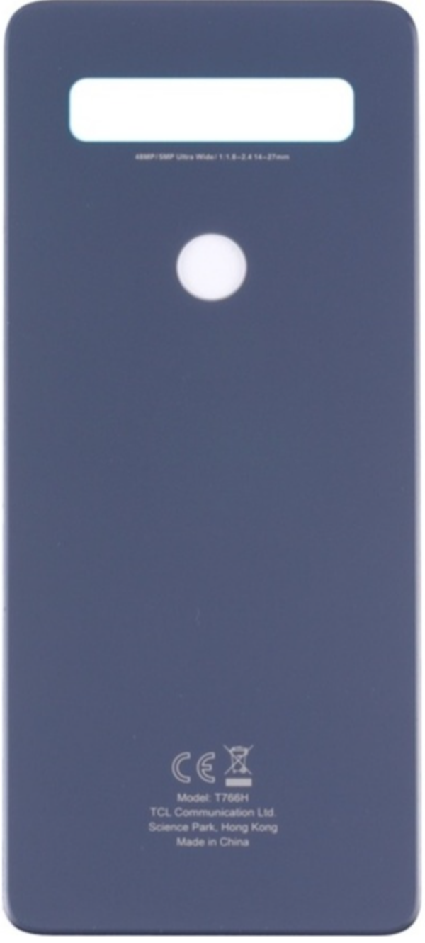 TCL 10 SE Uyumlu Arka Pil Kapağı Mavi - Image 1